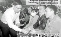 Báo in Người Lao Động 17-11: Dồn sức chăm lo Tết chu đáo, nghĩa tình