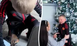 Cậu bé 5 tuổi bật khóc vì món quà Giáng sinh sớm đặc biệt