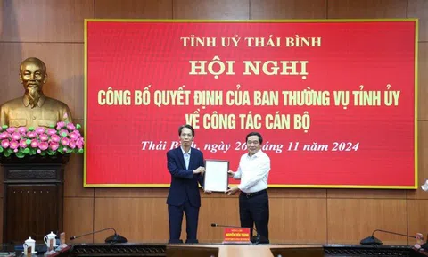 Tỉnh ủy Thái Bình có tân Phó Trưởng ban Tổ chức