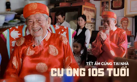 Cái Tết thứ 105 của cụ Nguyễn Đình Tư: Con cháu sum vầy, nghe cụ gửi gắm một điều mong mỏi trong năm mới