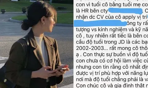 Bức ảnh của ứng viên 47 tuổi phải đi xin việc khiến tất cả bật khóc