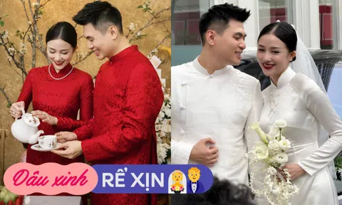 Xả ảnh nét căng lễ ăn hỏi của Salim và Hải Long, 2 bó hoa cầm tay bỗng khiến netizen đổ xô xin "in tư"