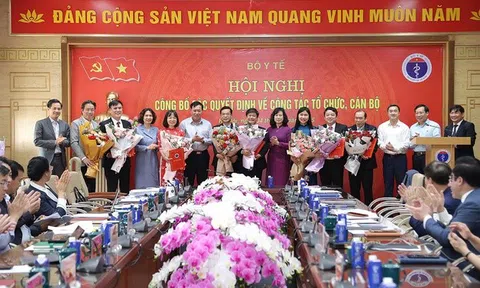 Bộ Y tế bổ nhiệm hàng loạt lãnh đạo các đơn vị trực thuộc