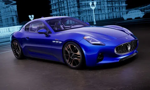 Cận cảnh Maserati GranTurismo Folgore phiên bản kỷ niệm 110 năm