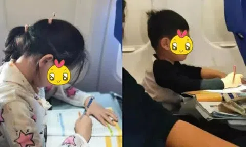 Cả cõi mạng ngơ ngác trước loạt hình ảnh được chụp trên máy bay của các em bé nhà giàu
