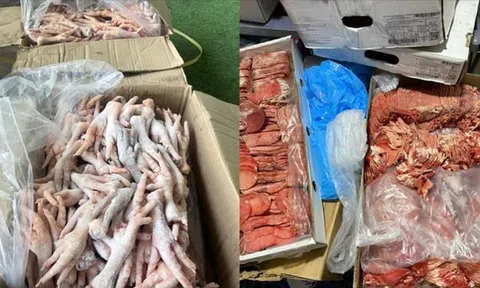 Thu giữ hơn 2,5 tấn thực phẩm đông lạnh không rõ nguồn gốc ở Đà Lạt