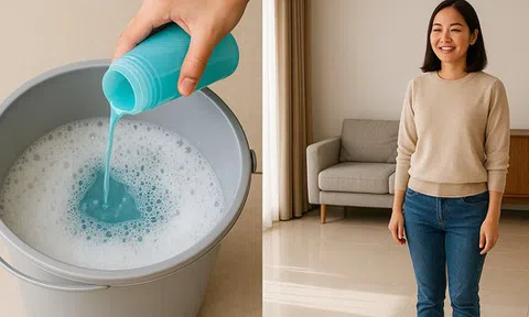 Tôi trộn nước lau sàn với nước xả vải và bất ngờ: Nhà sạch bóng, thơm dịu suốt 2 ngày