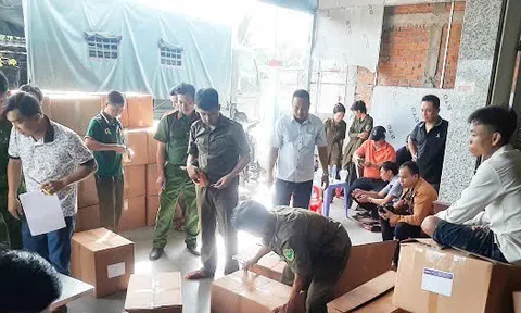 Từ bao bì vứt bụi rậm, phát hiện nhiều tấn sữa, thực phẩm chức năng không rõ nguồn gốc