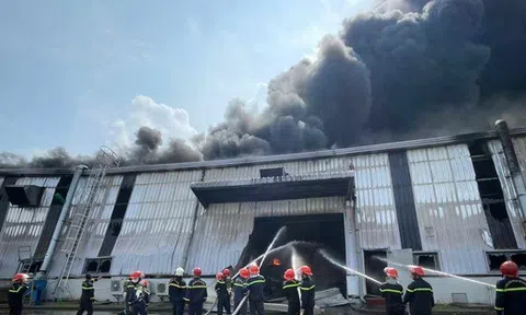 Vĩnh Phúc: Cháy lớn thiêu rụi nhà xưởng 10.000m2, thiệt hại hơn 200 tỷ đồng