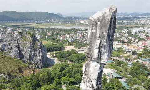 Phương án khoan lỗ "cứu" Hòn Vọng Phu trước nguy cơ đổ sập