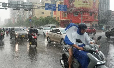 Chi tiết đợt mưa lớn kéo dài từ hôm nay ở TP HCM