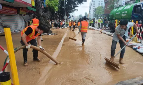 Ban Quản lý Đường sắt đô thị Hà Nội nói gì về hiện tượng bùn đất phun trào trên phố Cát Linh?