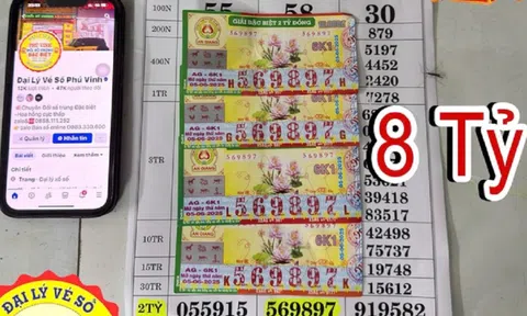 Mua 4 tờ vé số khi đi chợ, người đàn ông không ngờ trúng 8 tỷ đồng