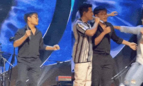 Diện mạo gây sốc của Bi Béo - con trai Cục Trưởng Xuân Bắc, đứng chung sân khấu khiến “dì Lệ” chỉ còn cái tên