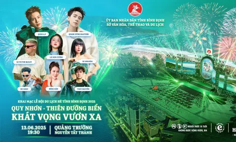 Bình Định khai màn lễ hội du lịch hè 2025 với đêm nghệ thuật đặc sắc tại Quy Nhơn