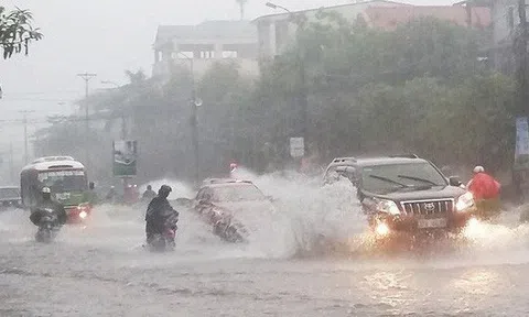 Ngày mai, nhiều nơi tiếp tục mưa to đến rất to