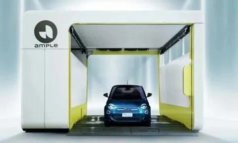 Công nghệ giúp xe điện Fiat 500e hoán đổi pin trong 5 phút