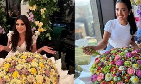Bà mẹ ba con làm hoa từ bánh cupcake gây sốt khắp thế giới