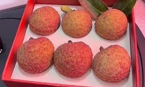 Cận cảnh quả vải giá 181 triệu đồng đang xôn xao mạng xã hội