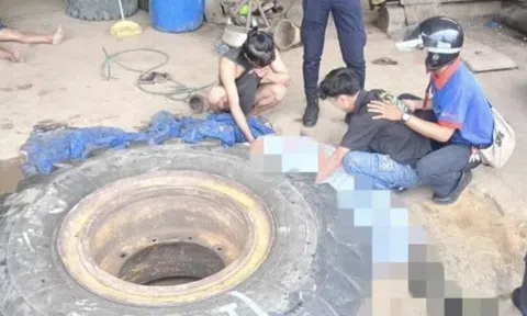 Lốp xe phát nổ khi đang bơm hơi, nam thanh niên tử vong