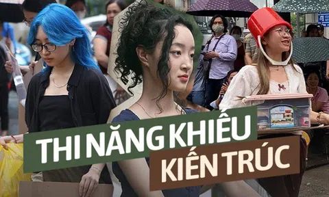 Rừng sĩ tử xách xô chậu, ôm giá vẽ chen chúc đi thi năng khiếu: Nhìn thôi đã mệt mà vẫn phải thốt lên "chất thật sự!"