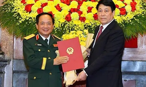 Chủ nhiệm Tổng cục Chính trị QĐND Việt Nam Trịnh Văn Quyết được thăng quân hàm Đại tướng