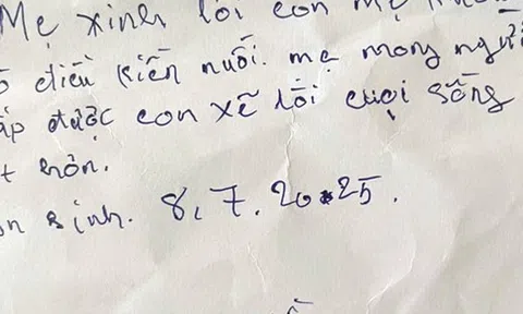 Người mẹ bỏ rơi bé trai trong rừng cao su Đồng Nai với mảnh giấy "xin lỗi con nhiều lắm"
