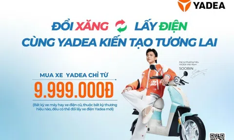 Yadea khởi động chương trình hỗ trợ người tiêu dùng chuyển đổi phương tiện xanh