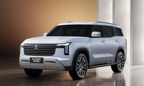 Mitsubishi Pajero mới - đèn giống Xforce, thân xe như Destinator