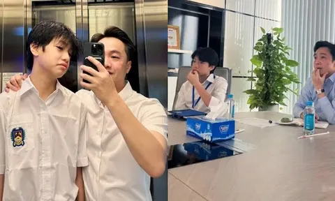 "Lại quên nói yêu ba rồi" - Cường Đô La rèn con cực khéo, là bước đầu cho hành trình kế nghiệp?