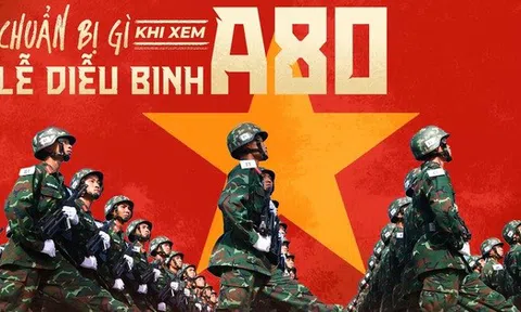 Cẩm nang 'bỏ túi' khi đi xem LỄ DIỄU BINH, DIỄU HÀNH A80
