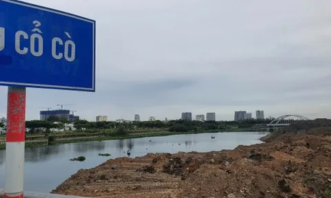 Nghẹt thở nhìn dòng sông Cổ Cò ở Đà Nẵng đang bị bóp lại 