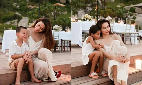 Hồ Ngọc Hà lại có cách rèn con cực hay, tận dụng ngay 1 vật dụng ở vườn: Bảo sao Lisa, Leon đều giỏi giang, ngoan ngoãn thế!