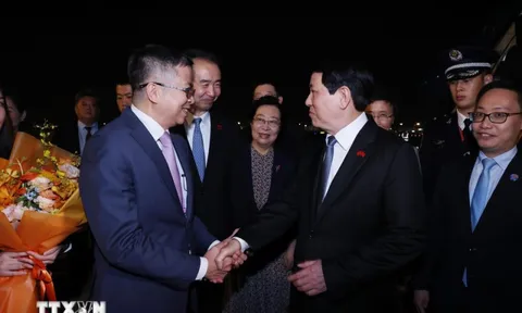 Chủ tịch nước Lương Cường tới Trung Quốc dự kỷ niệm chiến thắng phát xít
