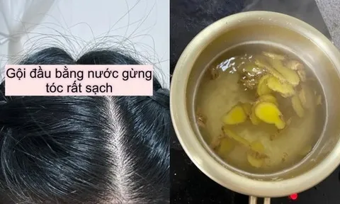 Tôi đun nước gừng để gội đầu, lần đầu tiên tóc rụng kinh khủng nhưng đến lần thứ 3 thì có sự thay đổi đến khó tin