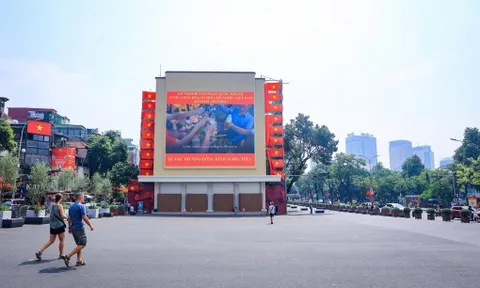 Diện mạo mới của Quảng trường Đông Kinh Nghĩa Thục sau khi tháo dỡ toà nhà Hàm cá mập 