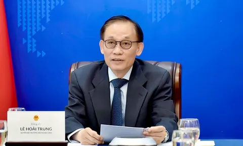Cuộc điện đàm đầu tiên của Quyền Bộ trưởng Ngoại giao Lê Hoài Trung