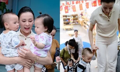Lý do Phương Oanh cho 2 nhóc tỳ "nhập ngũ" dù mới hơn 1 tuổi