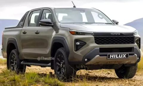 Rò rỉ bí mật Toyota Hilux mới trước ngày ra mắt