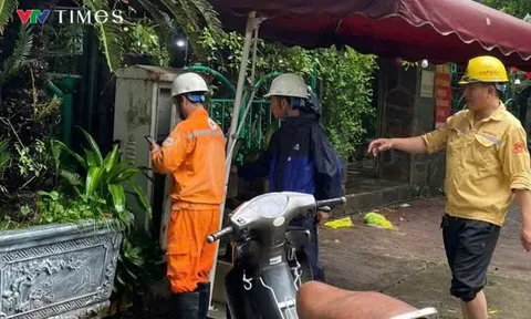 Hà Nội: Phát hiện rò điện khu vực ngập nước