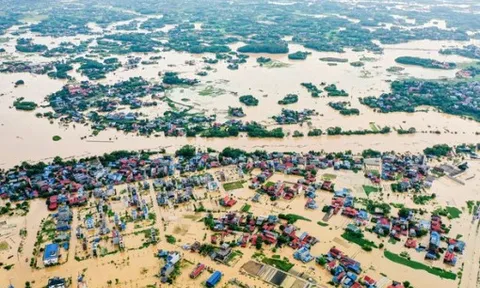 Mưa lớn gây lũ lụt lịch sử tại Thái Nguyên
