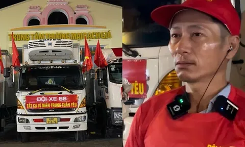 Đội trưởng xe 68 lên tiếng về thông tin "bán vàng của vợ" mua nhu yếu phẩm cứu trợ người dân vùng lũ