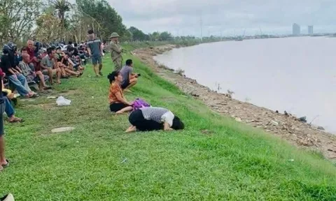 Vụ bố ôm 2 con nhỏ nhảy sông tự tử: Đã tìm thấy thi thể 2 cháu bé