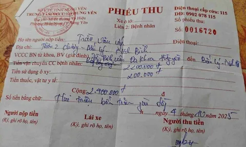 Chở bệnh nhân hấp hối từ bệnh viện về "nhà cách 12 km", tài xế xe cứu thương thu 2,4 triệu đồng