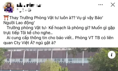 Vụ: “Ai cung cấp thông tin cho báo viết": Nữ cán bộ ở Cần Thơ đã gỡ bài đăng