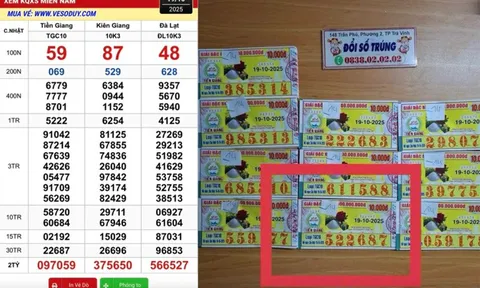 Vừa trúng 700 triệu đồng chưa lâu, khách lại trúng tiếp 14 tờ vé số: Hé lộ số tiền thưởng "khủng"