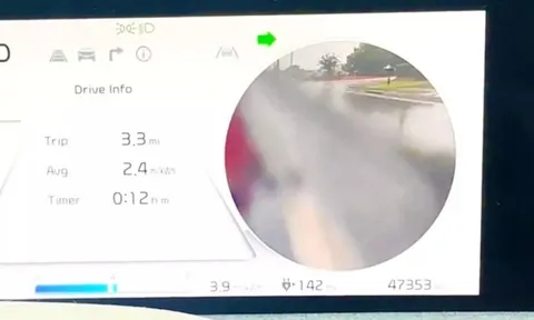 Nước mưa vô hiệu hóa giám sát điểm mù trên xe điện Kia