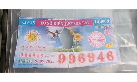 Vé số trúng 2 tỉ đồng bị rách: Động thái bất ngờ của Công ty XSKT Gia Lai