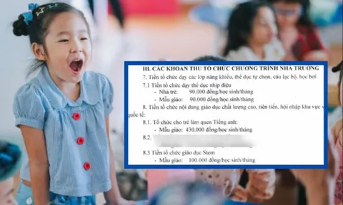 Khoản tiền "lạ hoắc" trong phiếu thu, nhiều phụ huynh chưa nghe thấy bao giờ: Lên tới 440 nghìn đồng/tháng