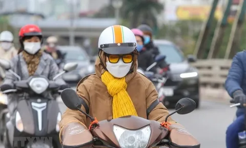 Không khí lạnh tăng cường, nhiệt độ thấp nhất dưới 17 độ C